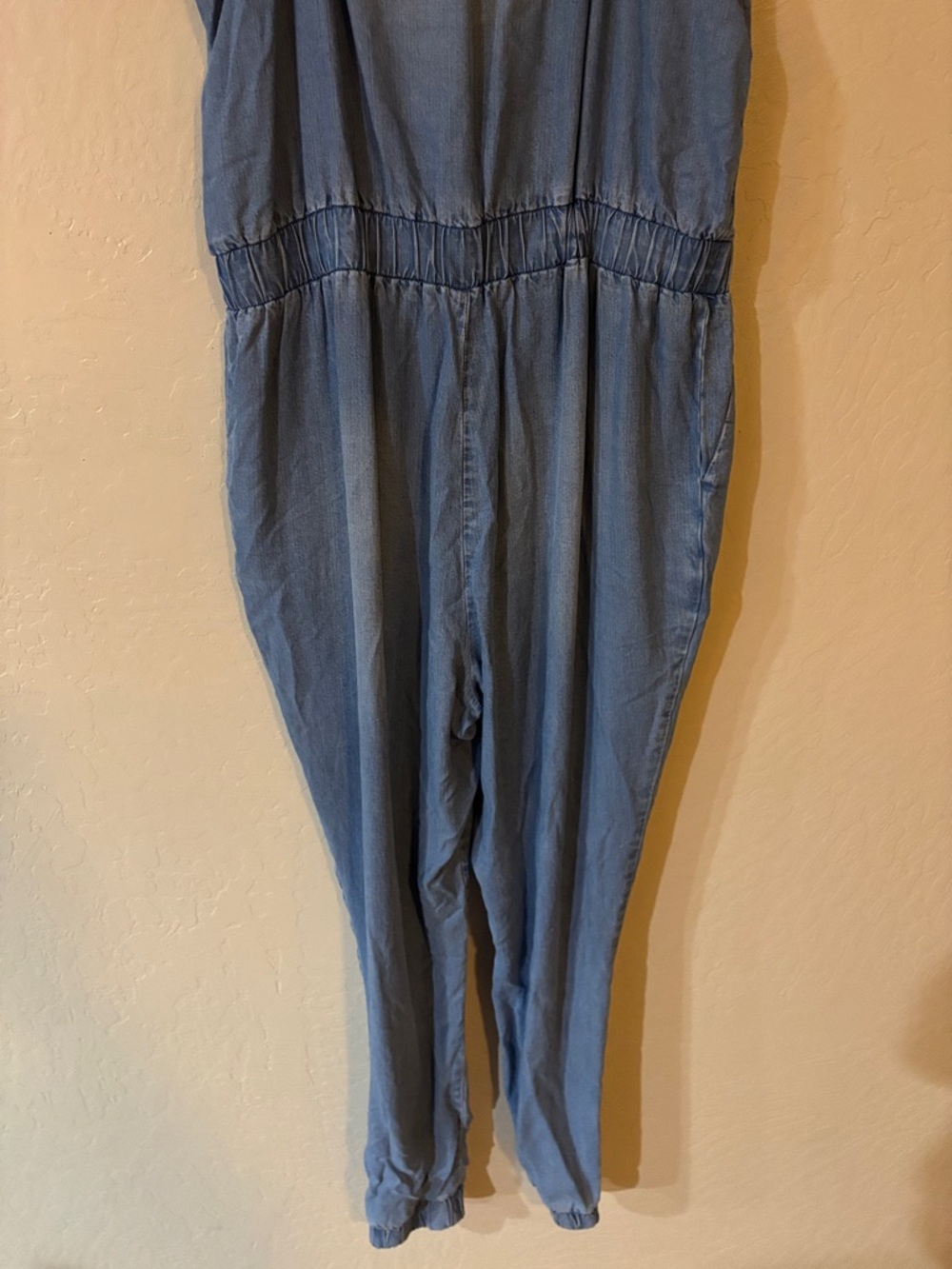 Juicy Couture Light Blue Denim-Style Tank Jumpsuit - Picture 9 of 9